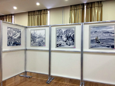 第四屆中國&ldquo;冷極節&rdquo;冰雪畫展根河啟幕_藝術_網